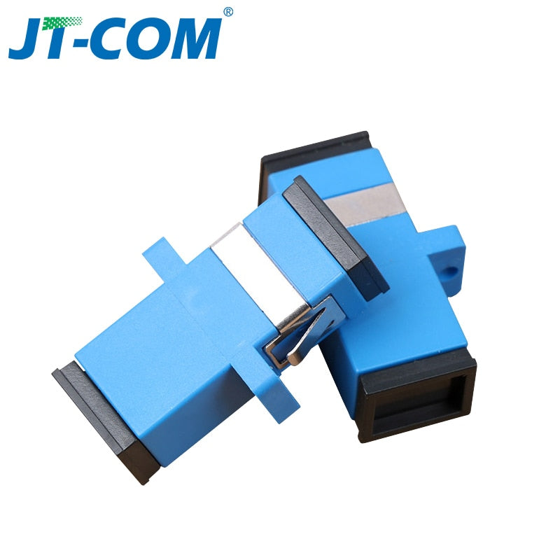 50-400Pcs SC Fiber Optic Connector Adapter SC / UPC SM Flange Singlemode Simplex SC-SC APC Coupler Wholesale to