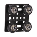 1set 3D Printer Parts Opensource V Gantry Plat Set Special Slide Plate Pulley For 2020 /2040 V-slot Aluminum Profiles Wheels