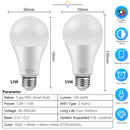 Smart LED Light Bulb 12W 15W Wifi RGB Lamp E27 Color Dimmable Led Bulb Work With Tuya Smart Life APP Voice Control Alexa Google