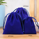 Coloful Velvet Bag Jewelry Packing Velvet Drawstring Pouches Beads/Candy/Jewelry Drawstring Bag Gift Bags For Wedding Christmas