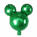 10pcs 40X40CM Mickey Minnie Mouse Head Aluminum Foil Balloon Baby Shower Birthday Party Decoration Kids Toys Supplies Air Globos