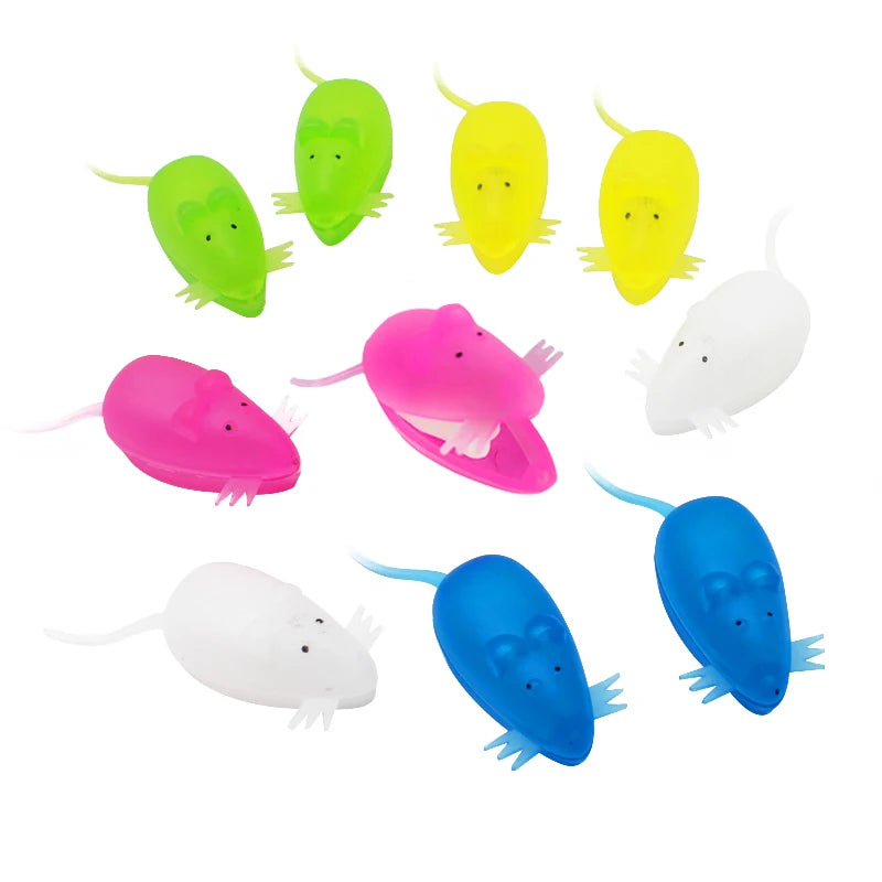 10Pcs/lot Baby Tooth Box Mini Mouse Shape Kid Milk Teeth Storage Box Random Color Plastic Organizer Save Collect First Tooth
