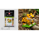 Cartoon Animals Tiger Elephant Cat Dog Panda Husky Poodle Giraffe Model Mini Micro Building Blocks Bricks Toys for children gift