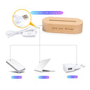 Personalized Photo Text Lamp Custom Picture Acrylic Night Light  Anniversary Birthday Christmas Mom Dad Girlfriend DIY Gift