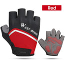 WEST BIKING Cycling Gloves Half Finger Anti Slip Shockproof Bike Gloves Gel Pad Summer Women Men Sports MTB Road Bicycle Gloves