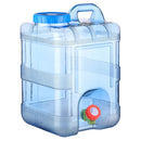 7.5/10/15L Capacity Outdoor Water Bottle Portable Picnic Water Tank Container With Fauce For Camping Picnic Hiking