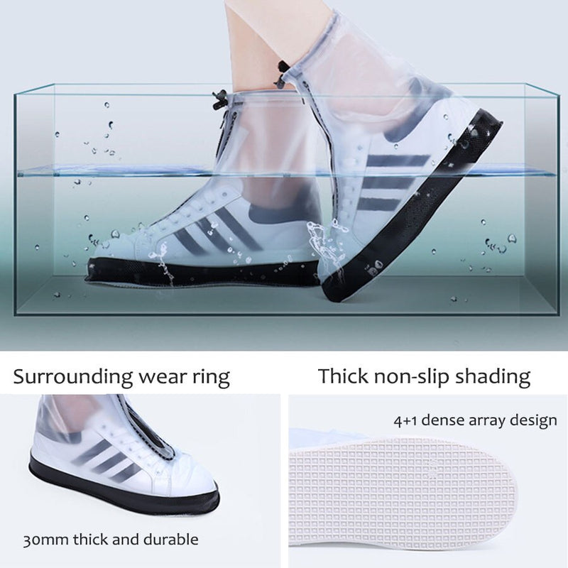 Reusable Waterproof Overshoes Shoe Covers Shoes Protector Men&Women's&Children Rain Cover for Shoes Accessories