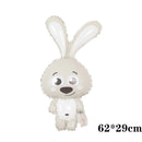 Cute Animal Foil Balloons Rabbit Fox Helium Balloon Happy Birthday Party Decorations Inflatable Baby Shower Children's day  Toys