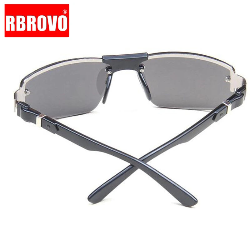 RBROVO 2023 Metal Sunglasses Man Classic Sun Glasses Vintage Brand Designer Outdoor Driving Glasses Lunette De Soleil Femme