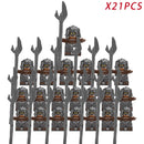 Classic Medieval Movie Elves Dwarf Warrior Iron Foot Dane leader of the Dwarfs Building Blocks LOTR Figures Toys For Children