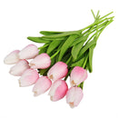 10/20pcs Tulips Artificial Flower PU Real Touch Fake Flower Tulip Bouquet Wedding Decoration Flowers Home Decor Garden Tulips
