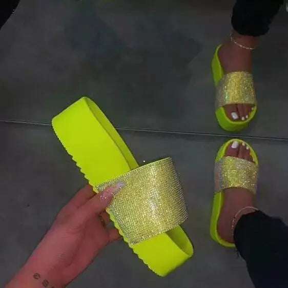 Women's Slippers Casual Slipper Women Thick Platforms Shoes Slippers Flip Flops Ladies Slides Rome Beach Sandals