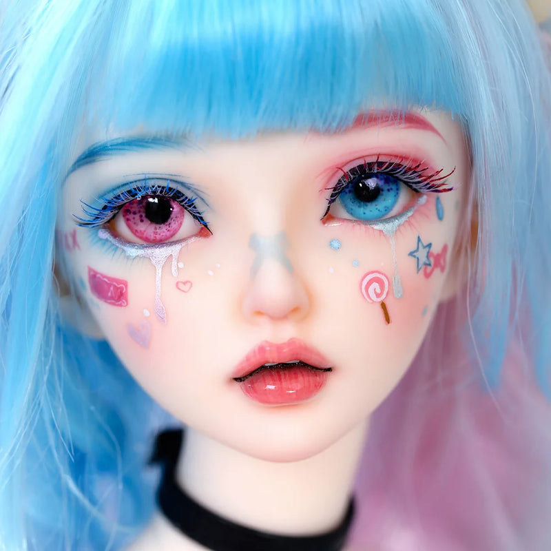 BJD Face Make Up Fee Resin Doll Professional Makeup Bjd Doll ball jointed Doll Make Up