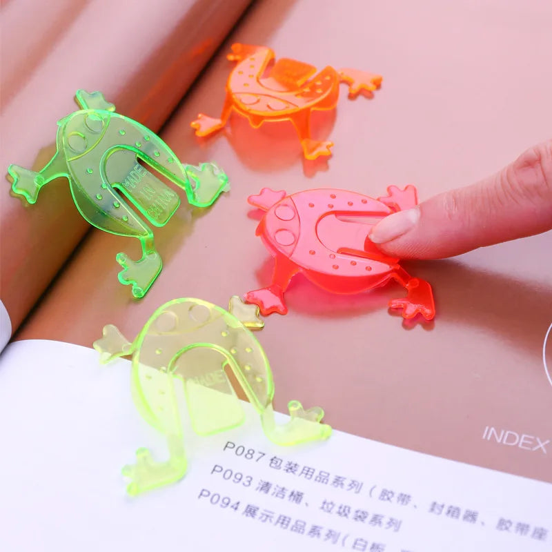 10/20PCS 4.3*4.3cm Jumping Frog Hoppers Game Kids Party Favor Birthday Party Toys for Girl Boy Goody Bag Pinata Fillers