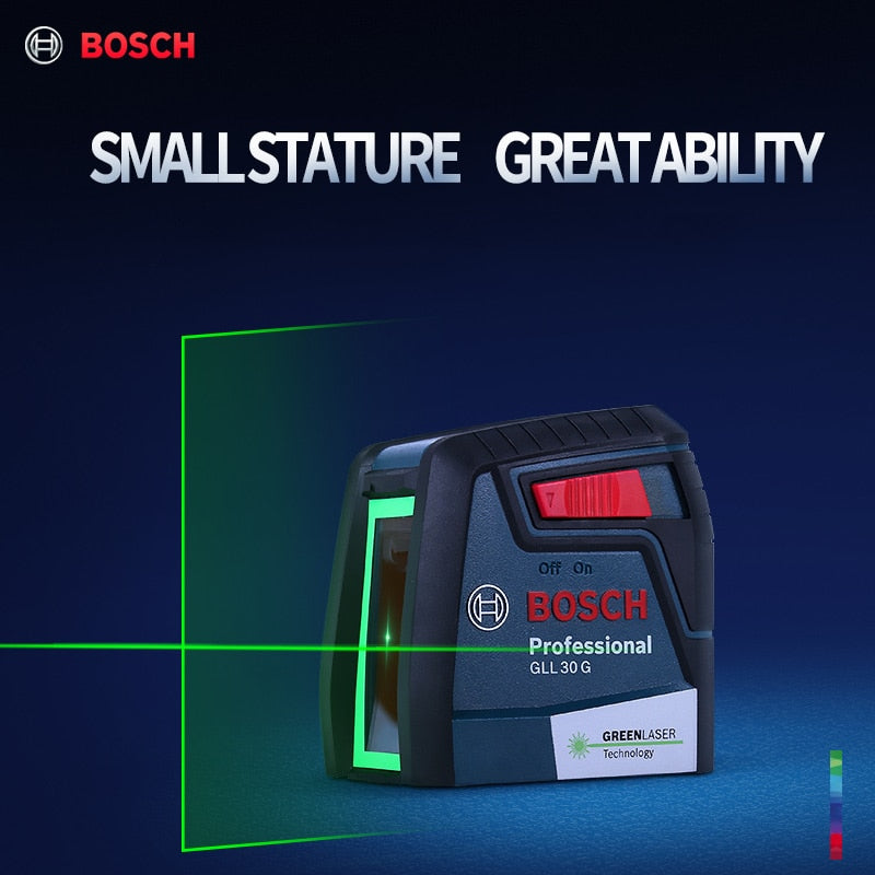 Bosch Laser Level 2 Line Green Light Horizontal And Vertical Laser Level GLL30G