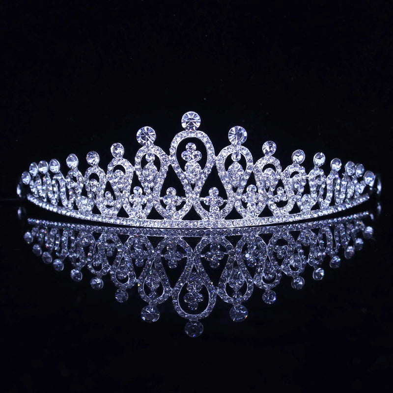 8 Designs Crystal Wedding Bridal Tiara Crown For Women Prom Head Diadem Hair Ornaments Wedding Bride hair Jewelry accessories