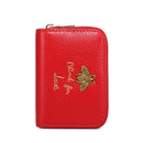 Brand Designer Leather Organizer Credit Card Holder Women Business Cards Holder 2023 Ladies Minimalist Travel Card Bag Wallets