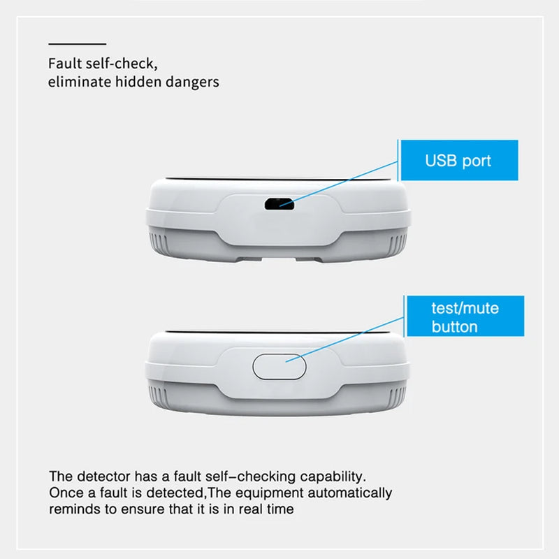 433MHz Wireless Gas Leakage detector Gas Leak Detector Combustible Propane Butane Methane Natural for WIFI burglar alarm system