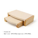 Bamboo and Wood with Microfiber Cloth Jewelry Display Stand Necklace Ring Display Stand Bracelet Earrings Display Jewelry Stand