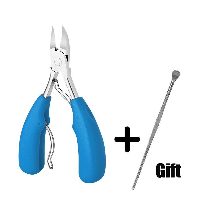 Toe Nail Clippers Remove Dead Skin Nail Correction Nippers Ingrown Toenail Cuticle Scissor Edge Cutter Thick Pedicure Care Tool