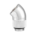 Brass G1/4 Thread 45 Degree Bend Angle Rotary Water Cooling Fittings Adapter Connector for Computer PC Water Cooling System