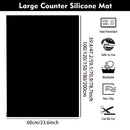Silicone Mat Countertop Protector Mega Size Multipurpose Non-skid 60cm Table Pad Kitchen Stove Induction Anti Static Placemats