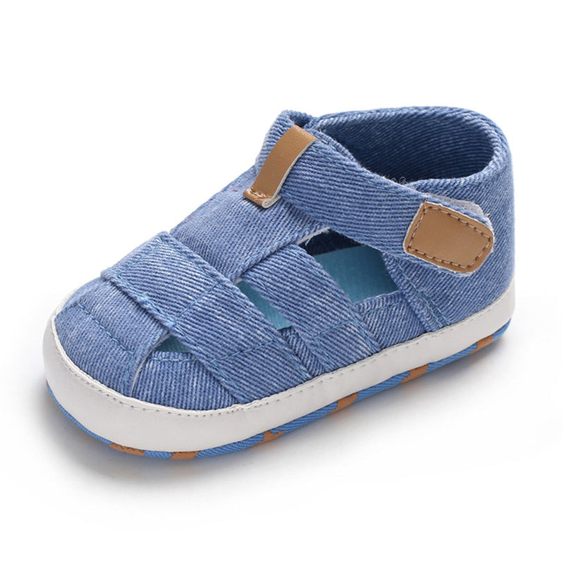 Baby Canvas Sandal For Baby Boys Girls Spring Summer Soft Bottom Anti-Slip Pre-Walker 2021 New First Walker Infant Toddler