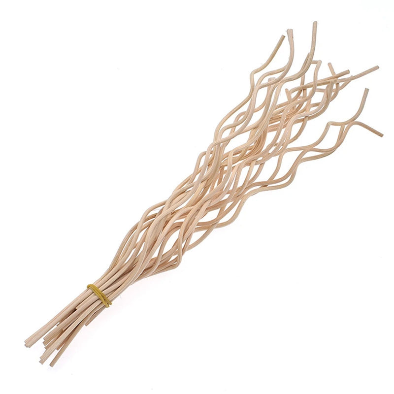 20 pcs Wavy Rattan Reed Fragrance Diffuser Replacement Refill Sticks Air Freshener Room Perfume Rattan Diffuser