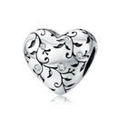 BAMOER Silver Charm Collection 925 Sterling Silver Dazzling CZ Beads fit Bracelets & Bangles Jewelry