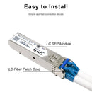 ONTi 1000Mbps Gbic Single Mode duplex SFP Module 2 LC Compatible Cisco/Mikrotik switch SM Fiber Optic module 20/40/80/120KM