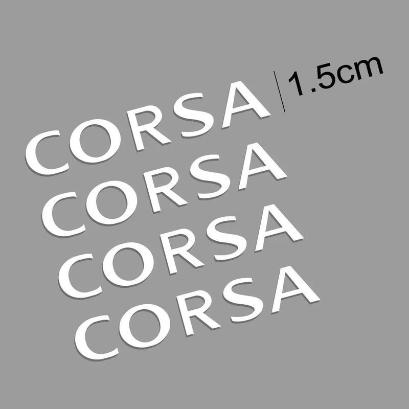 For Opel OPC Astra Insignia Corsa Mokka Vectra Car Wheel Rim Sticker Waterproof Vinyl Film Decal Auto Decoration DIY Accessories