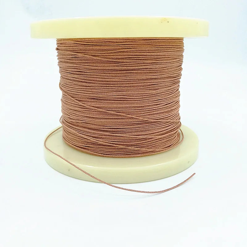 1M Length Speaker Lead Wire 8/12/16/24/36/48 Strands Braided Copper Cable DIY Repair for 6.5" 8" 10" 12" 15" Inch Subwoofer Gold