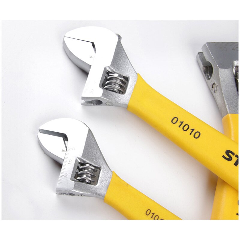 Stanley american brand nut adjustable wrench universal mini small big spanner wrench adjustable head jaw repair tool wrench car