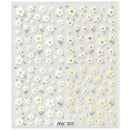 42Model Sticker Nail Decal 3D Adhesive Patch,Smile/Animal/Flower Nail Art Decorations Manicure Sticker Easter Day Design Decal-