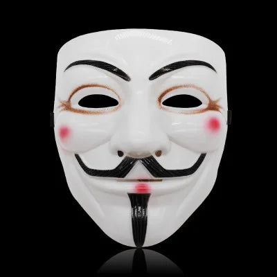 V for Vendetta Halloween Masks Movie Cosplay Costume Christmas Party Masquerade Mask Anonymous Guy Fawkes Magician Tool