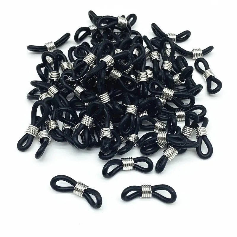 Wholesale Glasses Chain Silicone Rubber Ring Non Slip DIY Connector Strap Eyelets Rope Sunglasses Cord Accessory