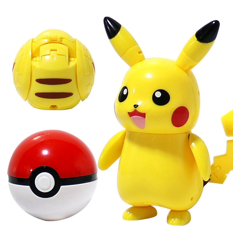 Pokemon Figures Ball Variant Model Pikachu Jenny Turtle Pocket Monsters Action Figure Toy Christmas Gift Box