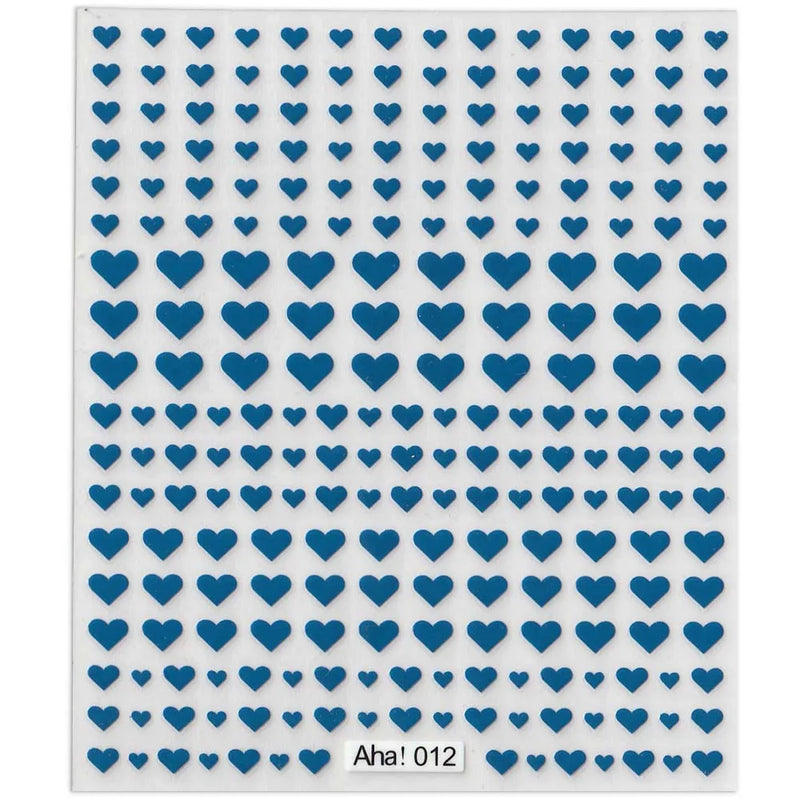 42Model Sticker Nail Decal 3D Adhesive Patch,Smile/Animal/Flower Nail Art Decorations Manicure Sticker Easter Day Design Decal-