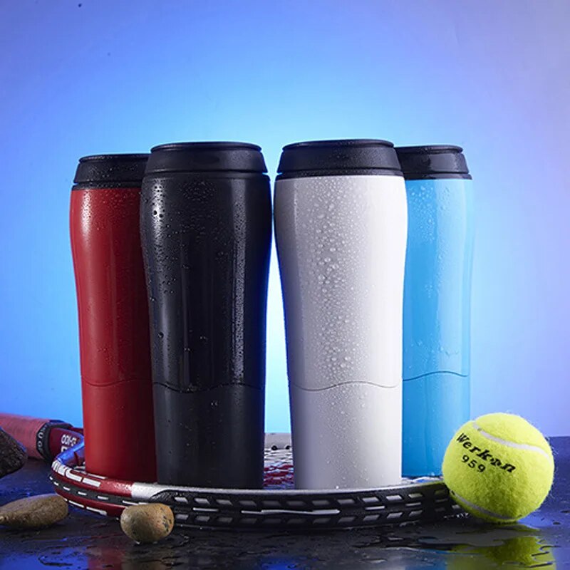 500ML Vacuum Flasks Thermoses Stainless Steel Water Bottle Not Pouring Cup Proof Non-slip Anti-scalding Sports Office Mug