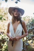 Verngo Mermaid Wedding Dress Boho Backless Wedding Gowns Stain Elegant Backless Bride Dress Vestido De Novia Gelinlik 2020