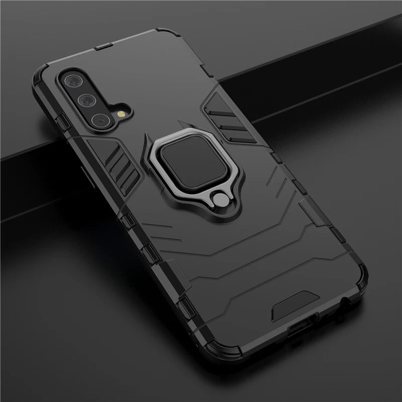 For Oneplus Nord CE 5G Case Cover for Oneplus Nord CE N200 5G Cover Armor Shell Capa Finger Ring Kickstand Protective Phone Case