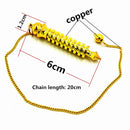 Pendulum For Dowsing Divination Reiki Healing Spiritual Wicca Women Men Amulet Screw Shape Pendule Radiestesia Metal Charm Jewel