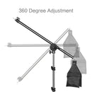 Phone Tripod C Stand for Photo Studio 2M with 1.4M Crossbar Boom Arm  Sandbag Supporting Photography Phone Flash Video Record
