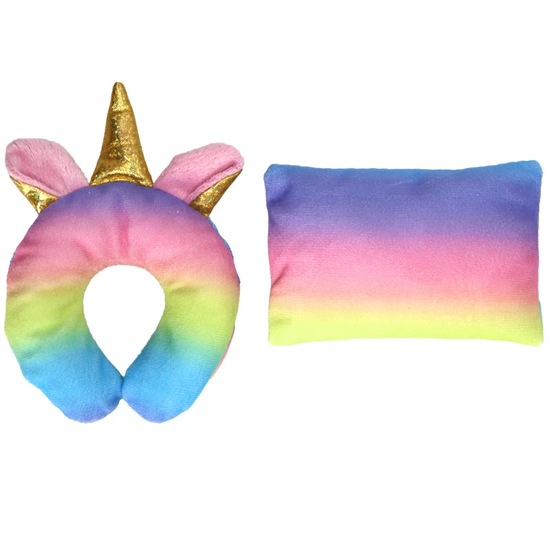 Doll Sleeping Bag for 43cm Dolls Lovely Unicorn Pillow 17-18inch Baby New Born Dolls Accessories American Girl's Birthday Gift