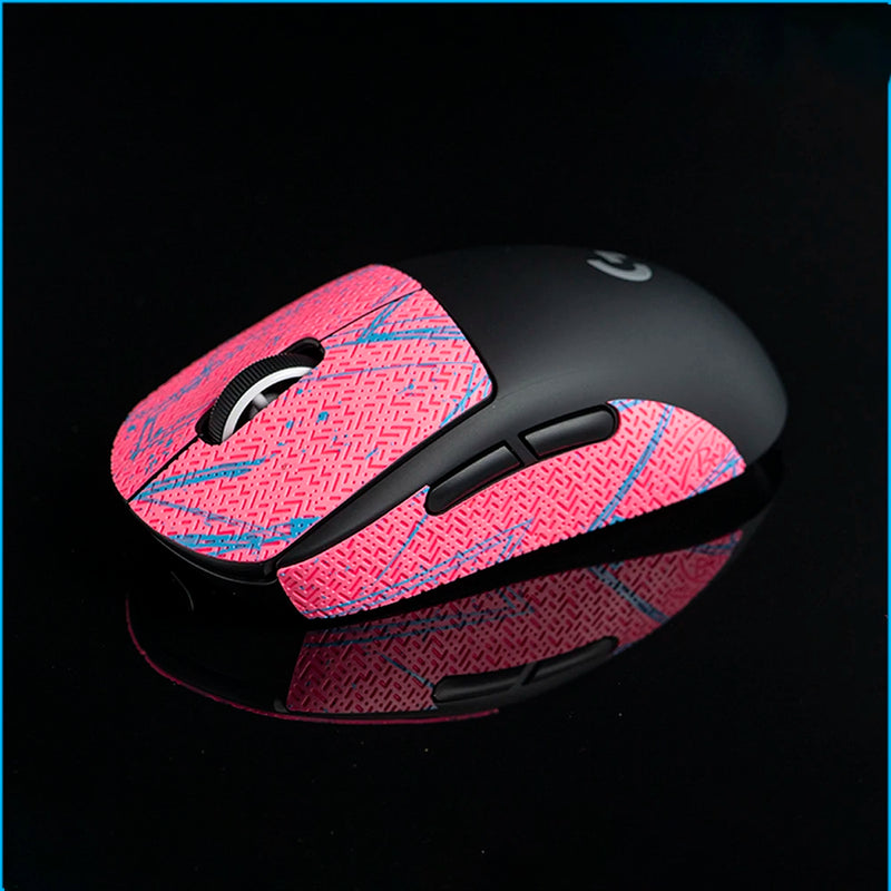 Mouse Grip Tape For Logitech G Pro X Superlight 2 GPX Simple Solid Color Skate Handmade Sticker Non Slip Lizard Skin Suck Sweat