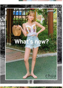 Boho Embroidery Flower Women Tanks Camis Sleeveless Bandage Knitted Fashion Summer Vest 2022 New Short Slim Chic Lady Tops