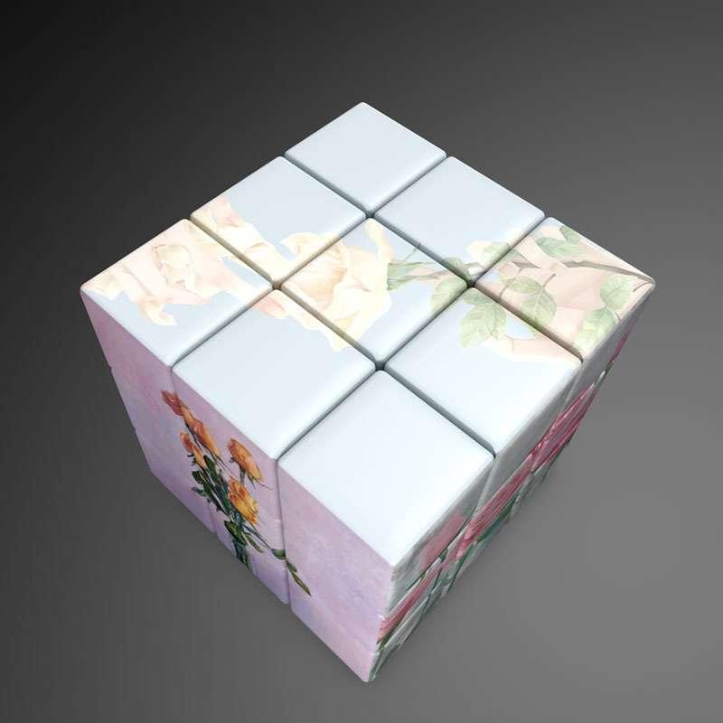 New Design 3x3x3 Cubo Magico collection without hole UV print custom Magic Cube Professional collect Neo Puzzle Educational Toys