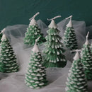 3D Christmas Tree Candle Mold Silicone Mold for Candle Making DIY Scented Candle Xmas Gifts