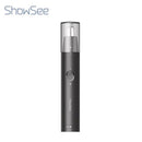 Youpin ShowSee C1-BK Portable Electric Nose Hair Trimmer Removable Washable Double-edged 360° Rotating Cutter Head