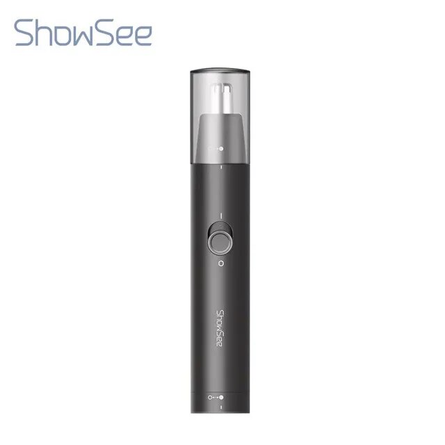 Youpin ShowSee C1-BK Portable Electric Nose Hair Trimmer Removable Washable Double-edged 360° Rotating Cutter Head